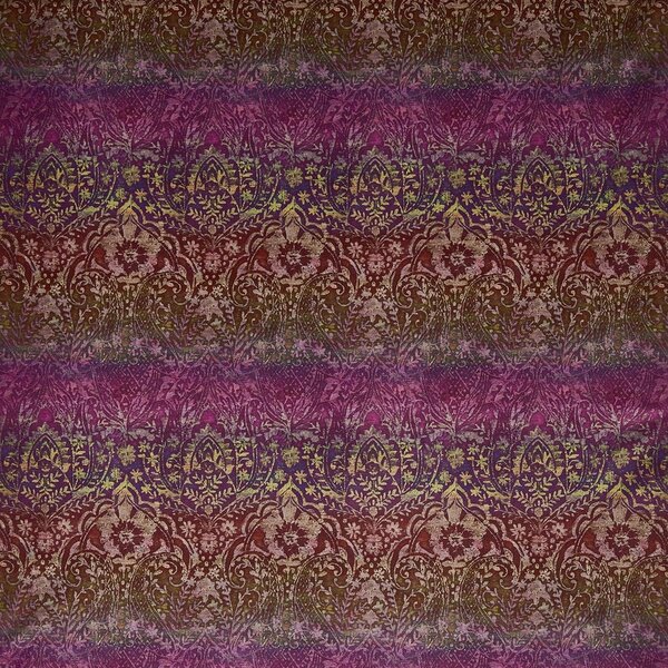 Prestigious Textiles Fable Digitally Printed Velvet Fabric Cassis