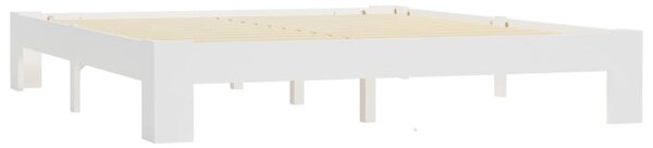 Bed Frame without Mattress Brown 160x200 cm Solid Wood Pine