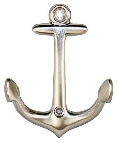Nautical Anchor Hook Nickel