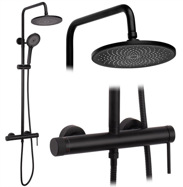Shower set Rea Foss Clif Black