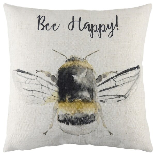 Bee Happy Cushion - 43x43cm