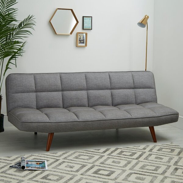 Xander Colour Pop Clic Clac Sofa Bed, Grey Grey