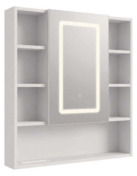 LED mirror cabinet Rea Luna 70x80cm