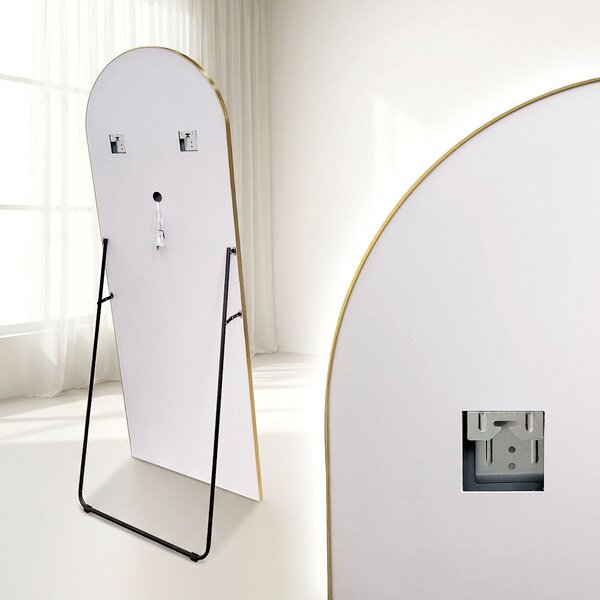 Mirror LED Orbit 50x160cm Brush Gold