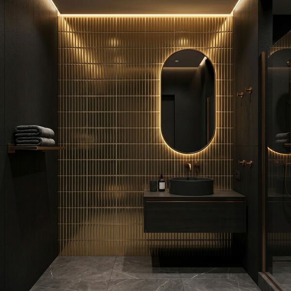 Glass Wall Mosaic REA P14457