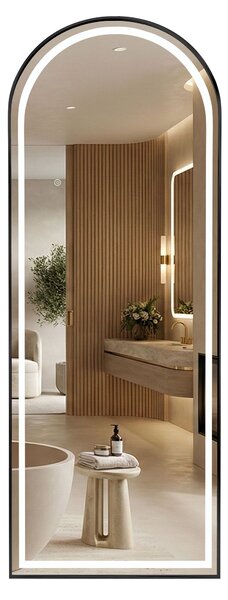 Mirror LED Orbit 50x160cm Black