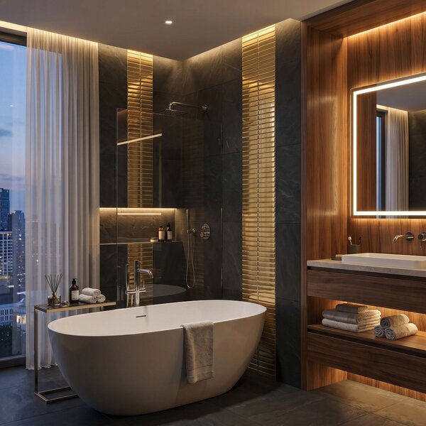 Glass Wall Mosaic REA P14457