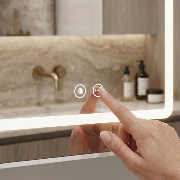 LED mirror cabinet Rea Zenit 70x50cm