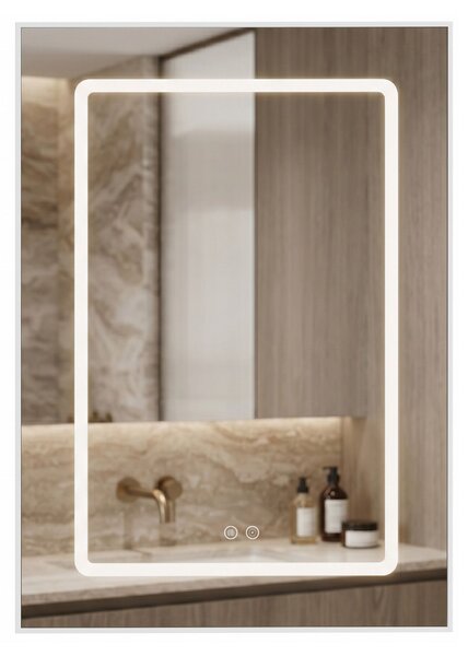 LED mirror cabinet Rea Zenit 70x50cm