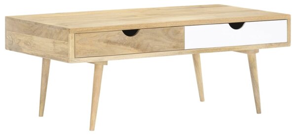 Coffee Table 117x55x45 cm Solid Mango Wood