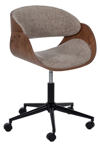 Office Chair Brown Black Beige 59 x 64 x 88 cm