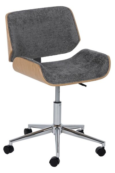 Office Chair Grey Natural 54 x 61 x 88 cm