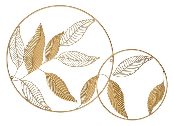 Wall Decoration Golden Iron Sheets 102,5 x 2 x 66 cm