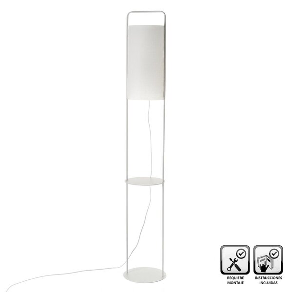 Desk lamp White Metal 60 W 220-240 V 22 x 22 x 150 cm