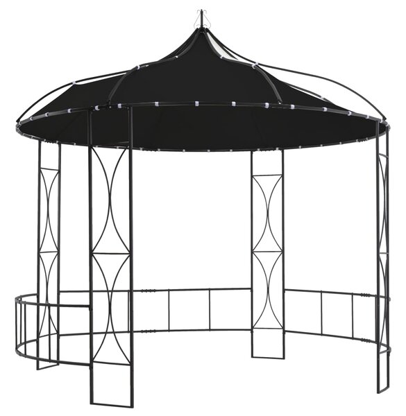 Gazebo 300x290 cm Anthracite Round