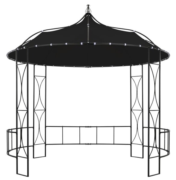 Gazebo 300x290 cm Anthracite Round