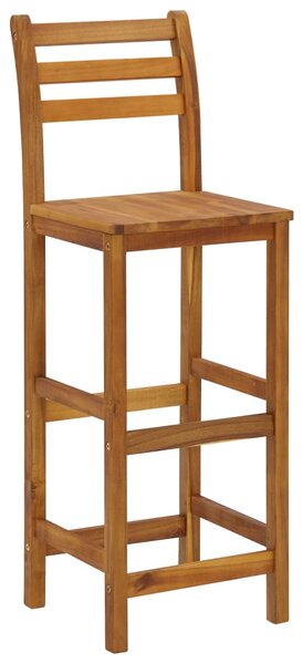 Bar Stools 4 pcs Solid Acacia Wood