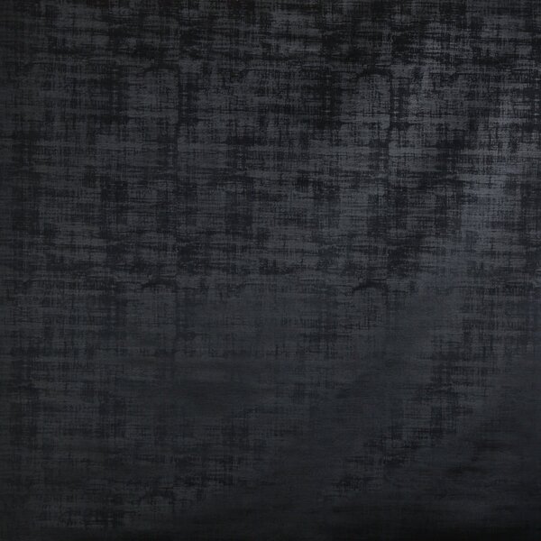 Prestigious Textiles Imagination Crushed Velvet Fabric Black
