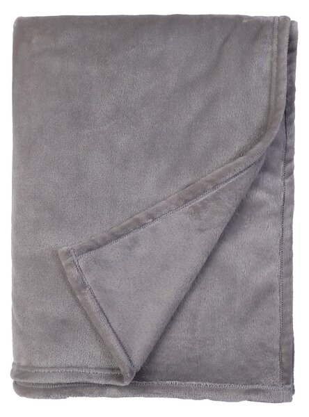 Fleece Throw 150x200cm - Grey