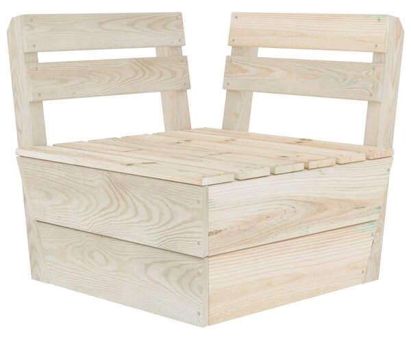 Sectional Pallet Corner Sofa Impregnated Spruce Wood