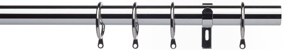 Mix and Match Metal Extendable Curtain Pole Dia. 25/28mm Chrome