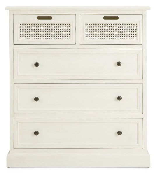 Lucy Cane 5 Drawer Chest White