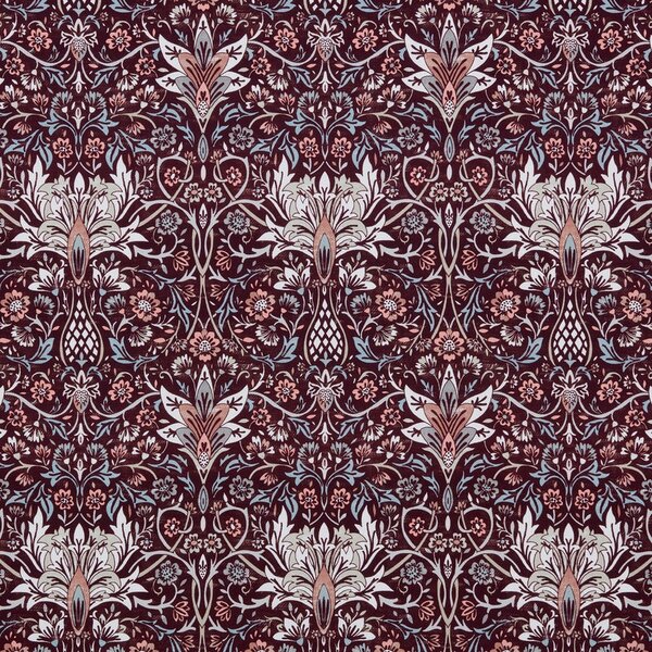 Ashley Wilde Avington Fabric Claret