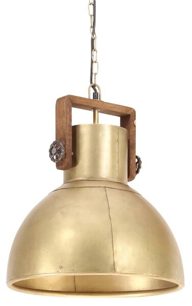 Industrial Hanging Lamp 25 W Brass Round 40 cm E27