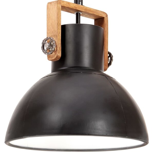 Industrial Hanging Lamp 25 W Black Round 40 cm E27