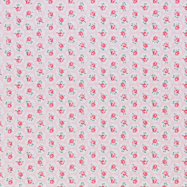 Cath Kidston Provence Rose Fabric Pink