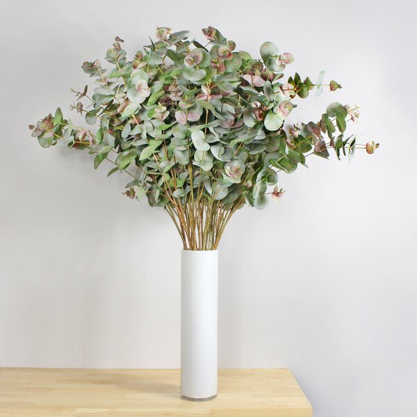 Pack of 12 Green and Pink Premium Eucalyptus Green