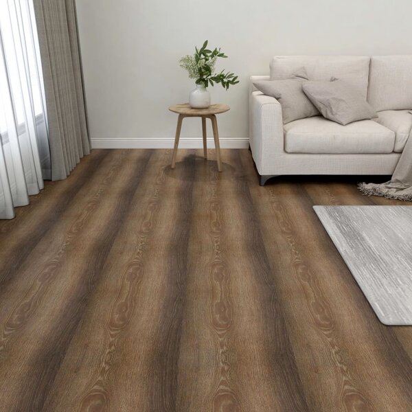 Self-adhesive Flooring Planks 55 pcs PVC 5.11 m² Brown