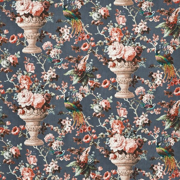 Prestigious Textiles Clarence Fabric Royal