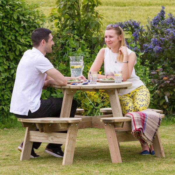 Katie Round Picnic Table