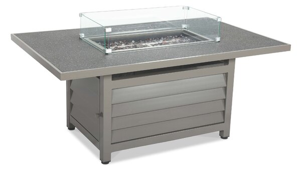 Mayfair Rectangular Firepit Table