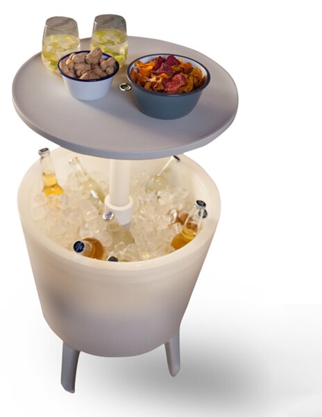 Keter Cool Bar Ice Bucket Table with Lights