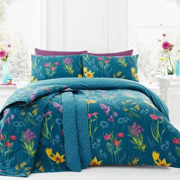 Dreams & Drapes Ingrid Duvet Cover Bedding Set Teal