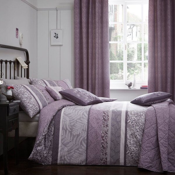 Dreams & Drapes Hanworth Duvet Cover Bedding Set Heather