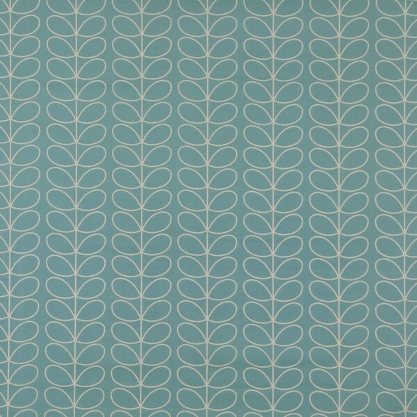 Orla Kiely Linear-Stem PVC Fabric Duckegg