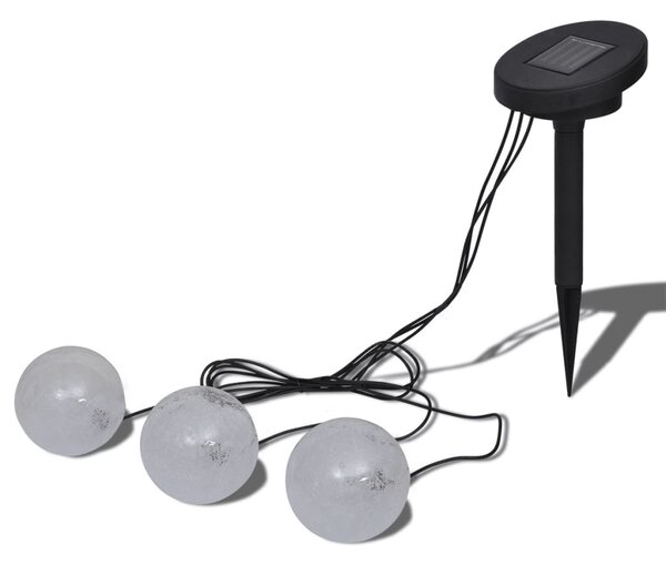 Solar Bowl 3 LED Floating Ball Light for Pond Swimming Pool