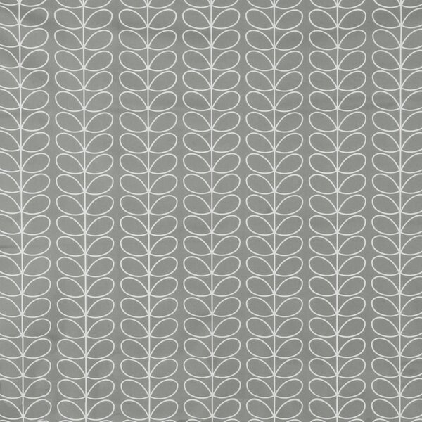 Orla Kiely Linear-Stem PVC Fabric Silver