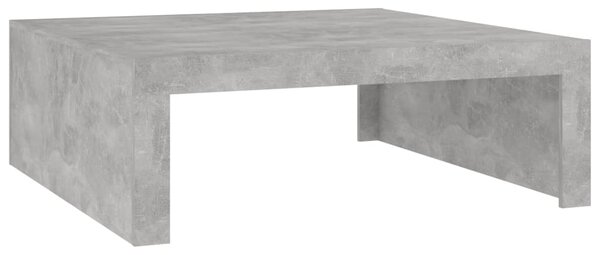 Coffee Table Concrete Grey 100x100x35 cm Engineered Wood