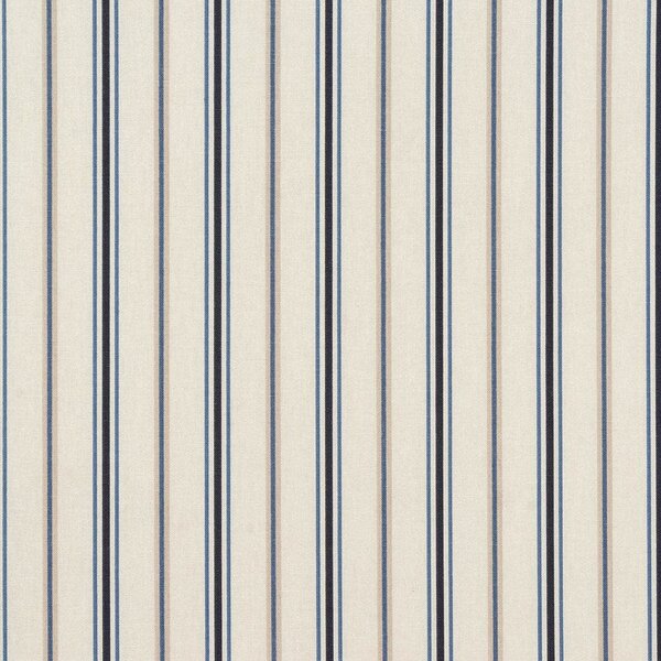 Salcombe Stripe Fabric Navy