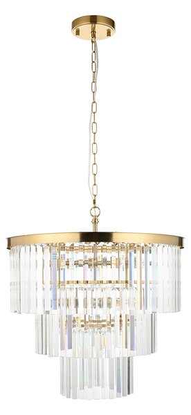 Marina 7Lt Pendant in Brushed Aged Brass