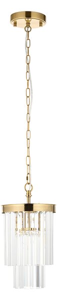 Marina Pendant in Brushed Aged Brass