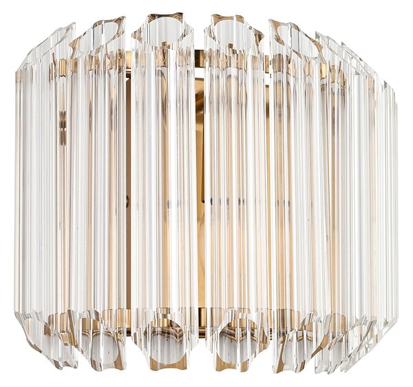 Darcy Wall Light in Brushed Aged Brass