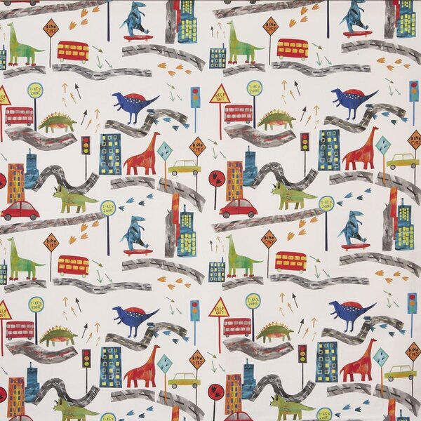 Prestigious Textiles Dino City Fabric Jungle