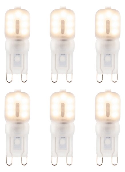 G9 Led Frosted Smd - 6 Pack in Warm White