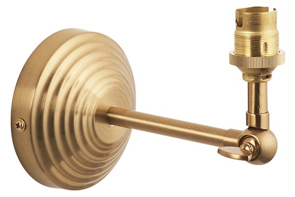Staturet Wing Wall Fitting in Brushed Aged Brass