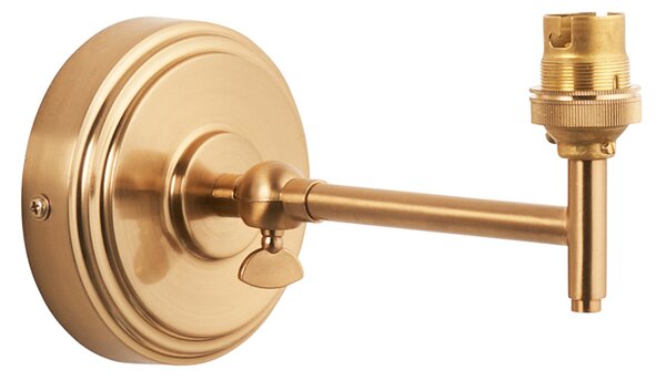 Donald Fold Wall Fitting in Brushed Aged Brass